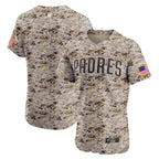 San Diego Padres Nike Alternate Vapor Premier Elite Patch Jersey - Brown