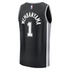 Victor Wembanyama San Antonio Spurs  Youth Fast Break Replica Player Jersey - Icon Edition - Black/White
