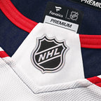 Columbus Blue Jackets  Away Premium Custom Jersey - White/Navy