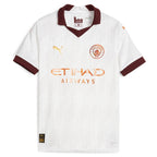 Jack Grealish Manchester City Puma Youth 2023/24 Away Replica Jersey - White