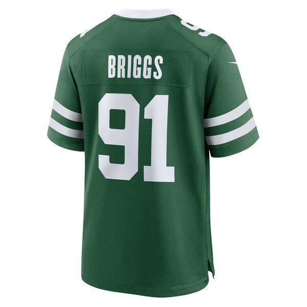 Jowon Briggs New York Jets Nike Team Game Jersey - Legacy Green