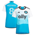 Ashley Westwood Charlotte FC adidas Women's 2024 The Carolina Kit: Explore Replica Player Jersey - Blue