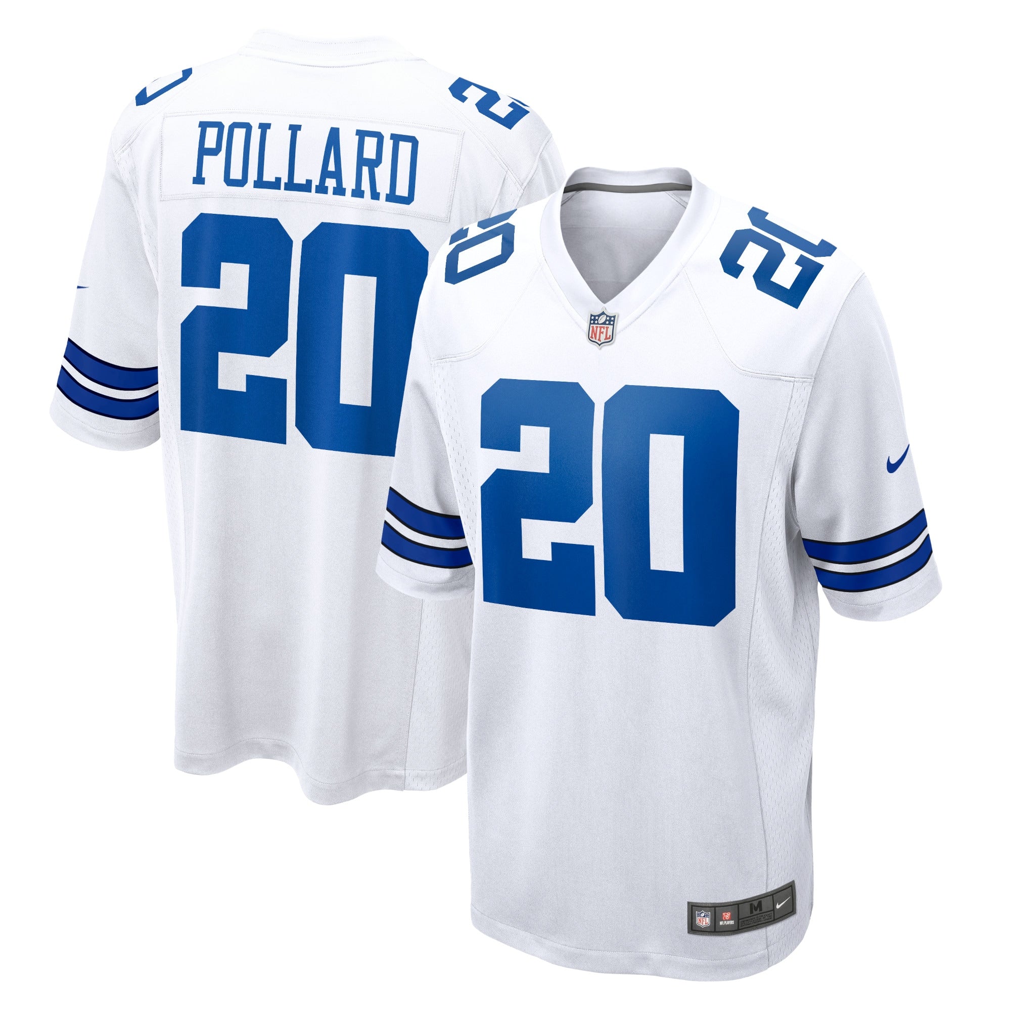 Tony Pollard Dallas Cowboys Nike Game Player Jersey - Navy/White