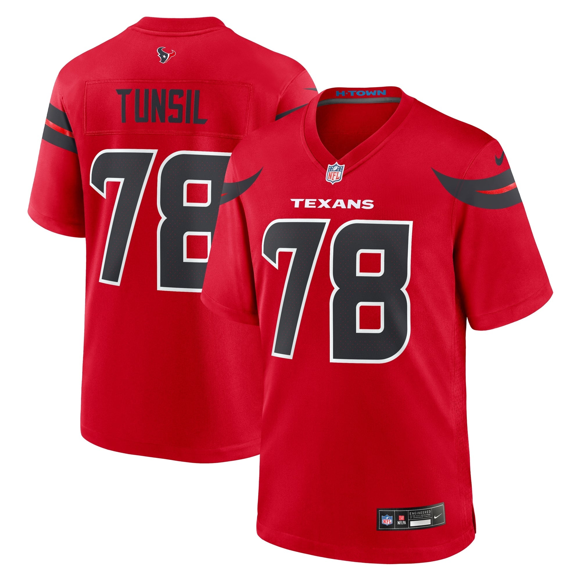 Laremy Tunsil Houston Texans Nike Team Game Jersey -  Navy/Red/White