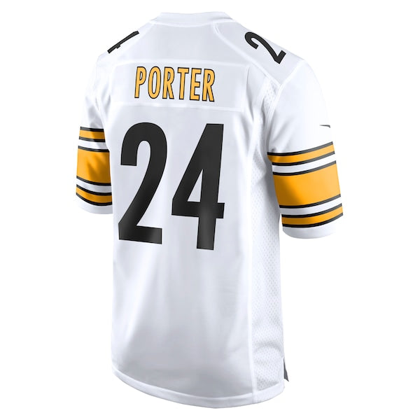 Joey Porter Jr. Pittsburgh Steelers Nike Away Game Jersey - White/Black