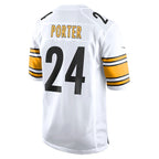 Joey Porter Jr. Pittsburgh Steelers Nike Away Game Jersey - White/Black