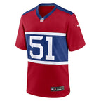 Abdul Carter New York Giants Nike First Round Pick Alternate Game Jersey - Red/White/Royal