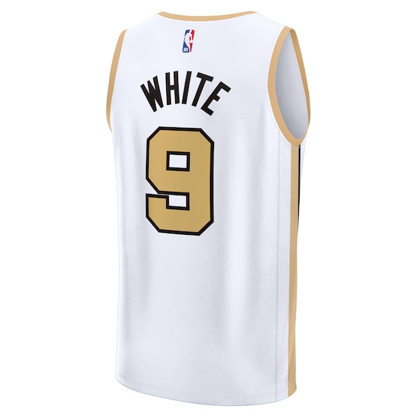 Derrick White Boston Celtics  Youth 2025/26 City Edition Fast Break Jersey - White