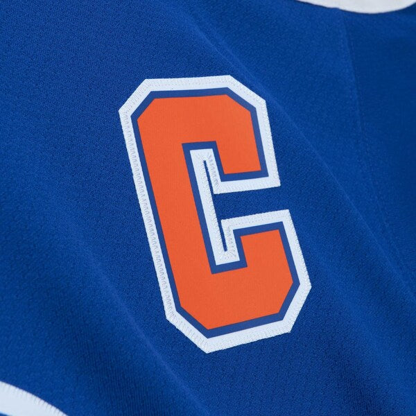 Wayne Gretzky Edmonton Oilers Captain Patch 1986/87 Blue Line Player Jersey - Royal