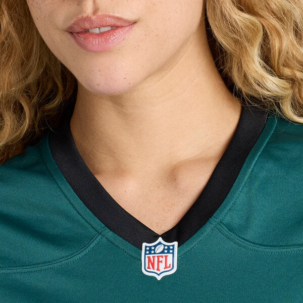 Saquon Barkley Philadelphia Eagles Nike Women's Super Bowl LIX Game Player Jersey - Midnight Green