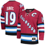 Joe Sakic Colorado Avalanche 2001/02 Blue Line Alternate Player Jersey - Burgundy