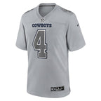 Dak Prescott Dallas Cowboys Nike Atmosphere Fashion Game Jersey - Gray