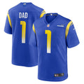 Number 1 Dad Los Angeles Rams Nike Game Jersey - Royal