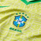 Brazil National Team Nike Women's 2024 Home Stadium Replica Jersey – Yellow