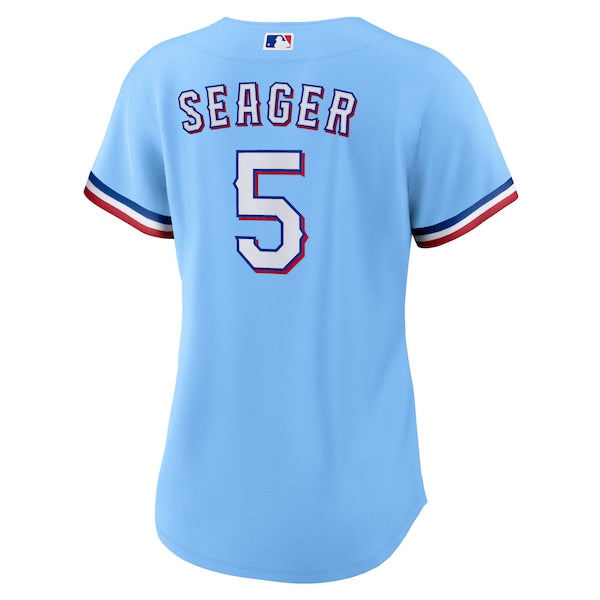 Corey Seager Texas Rangers Nike Women's Alternate Replica Player Jersey - Light Blue