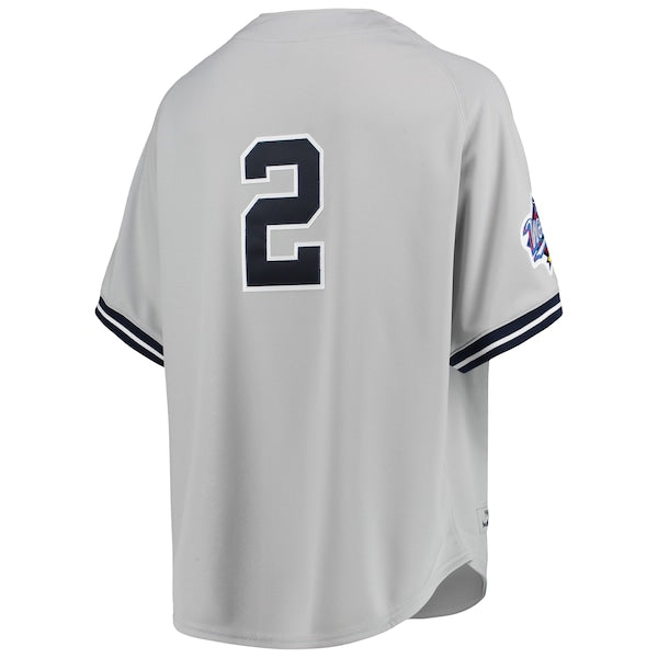 Derek Jeter New York Yankees 1998 Cooperstown Collection Road Authentic Jersey - Gray/White