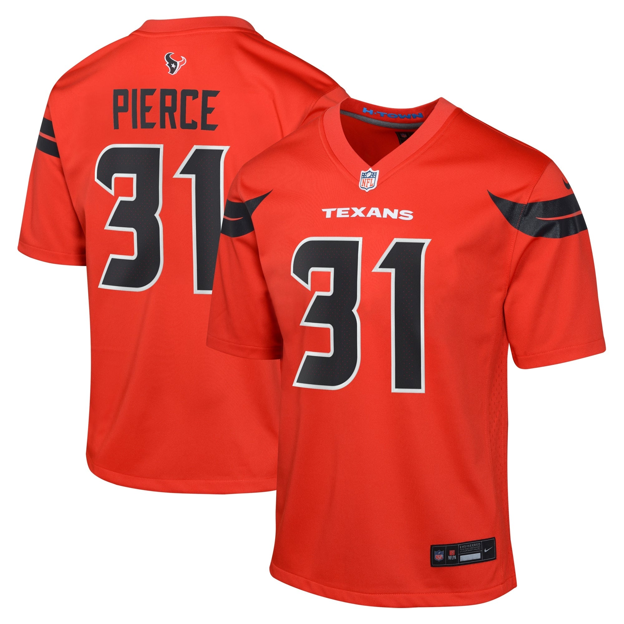 Dameon Pierce Houston Texans Nike Youth Game Jersey - Navy/Red