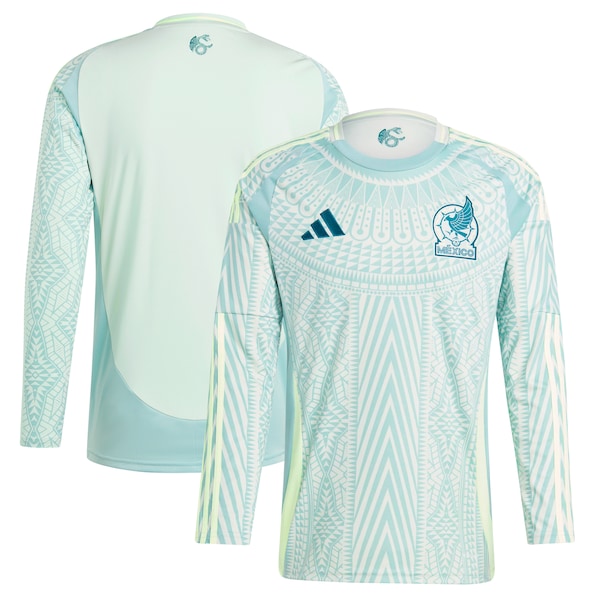 Mexico National Team adidas 2024 Away Replica Long Sleeve Jersey - Green
