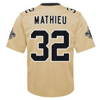 Tyrann Mathieu New Orleans Saints Nike Youth Inverted Game Jersey - Gold