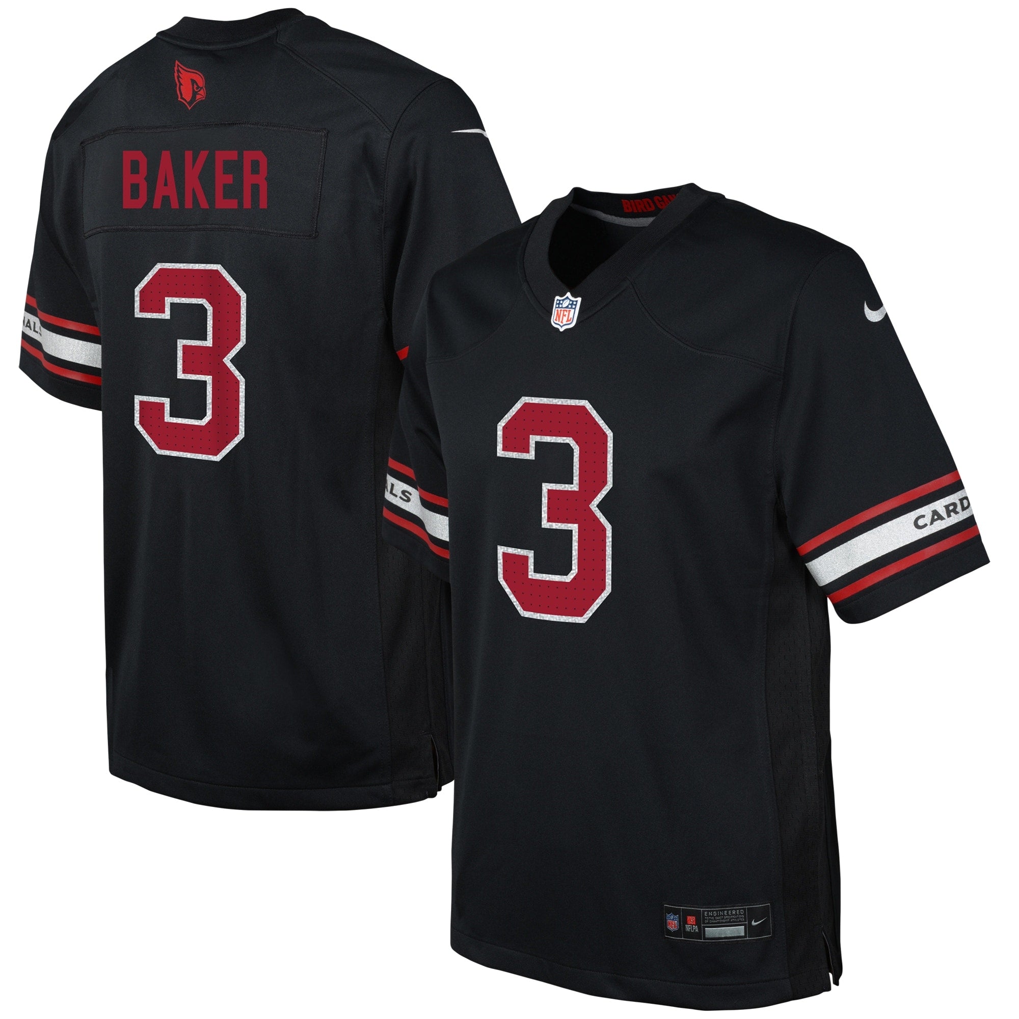 Budda Baker Arizona Cardinals Nike Youth Game Jersey - Cardinal/Black/White