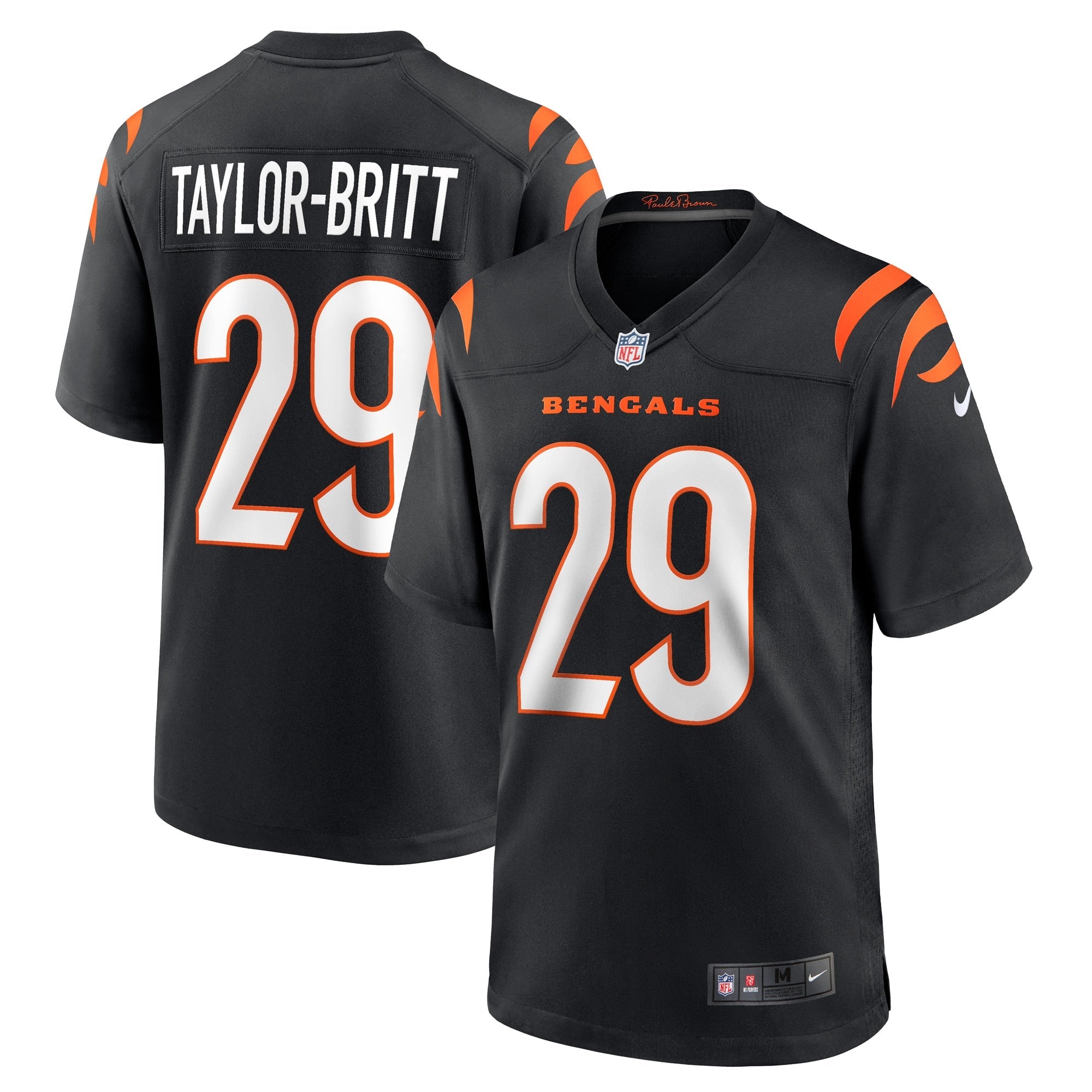 Cam Taylor-Britt Cincinnati Bengals Nike Alternate Game Jersey -  Orange/Black/White
