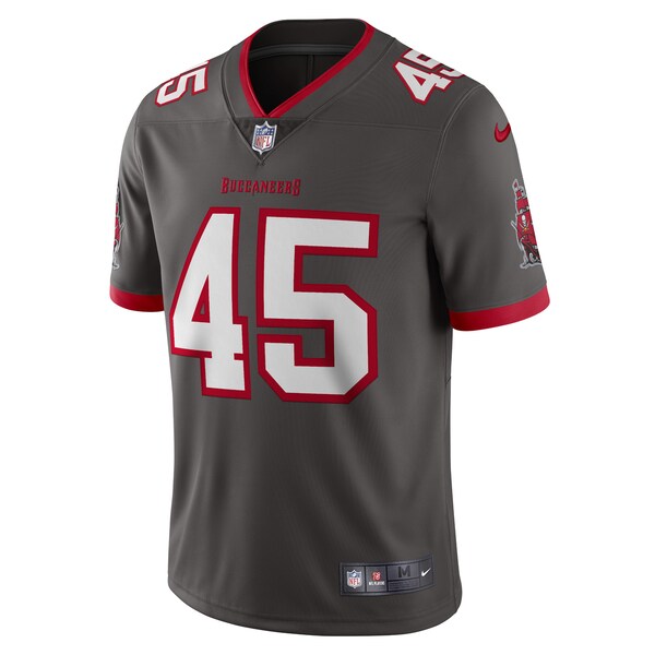 Devin White Tampa Bay Buccaneers Nike Vapor Limited Jersey - Pewter/Red
