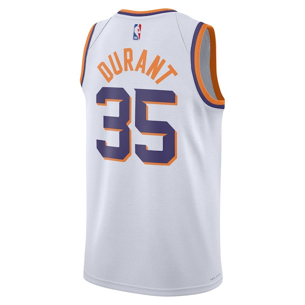 Kevin Durant Phoenix Suns Nike Unisex Swingman Jersey - Association Edition - White/Purple