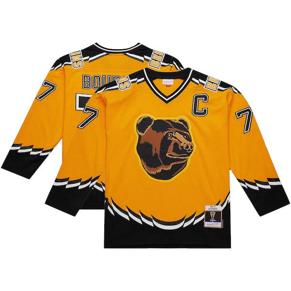 Ray Bourque Boston Bruins  Big & Tall 1996-97 Blue Line 2.0 Jersey - Gold