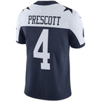 Dak Prescott Dallas Cowboys Nike Alternate Vapor Limited Jersey - Navy/White