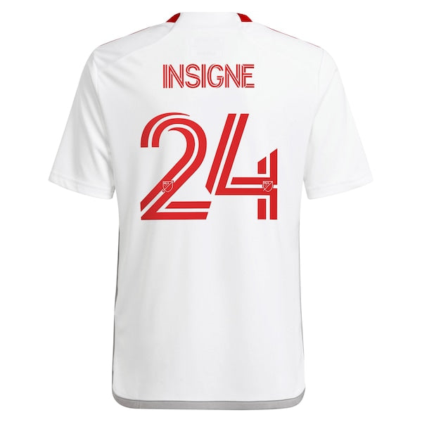 Lorenzo Insigne Toronto FC adidas Youth 2024 GTA Kit Replica Player Jersey – White