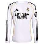 Kylian Mbappé Los Merengues adidas 2025/26 Home Replica Player Jersey - White/Blue