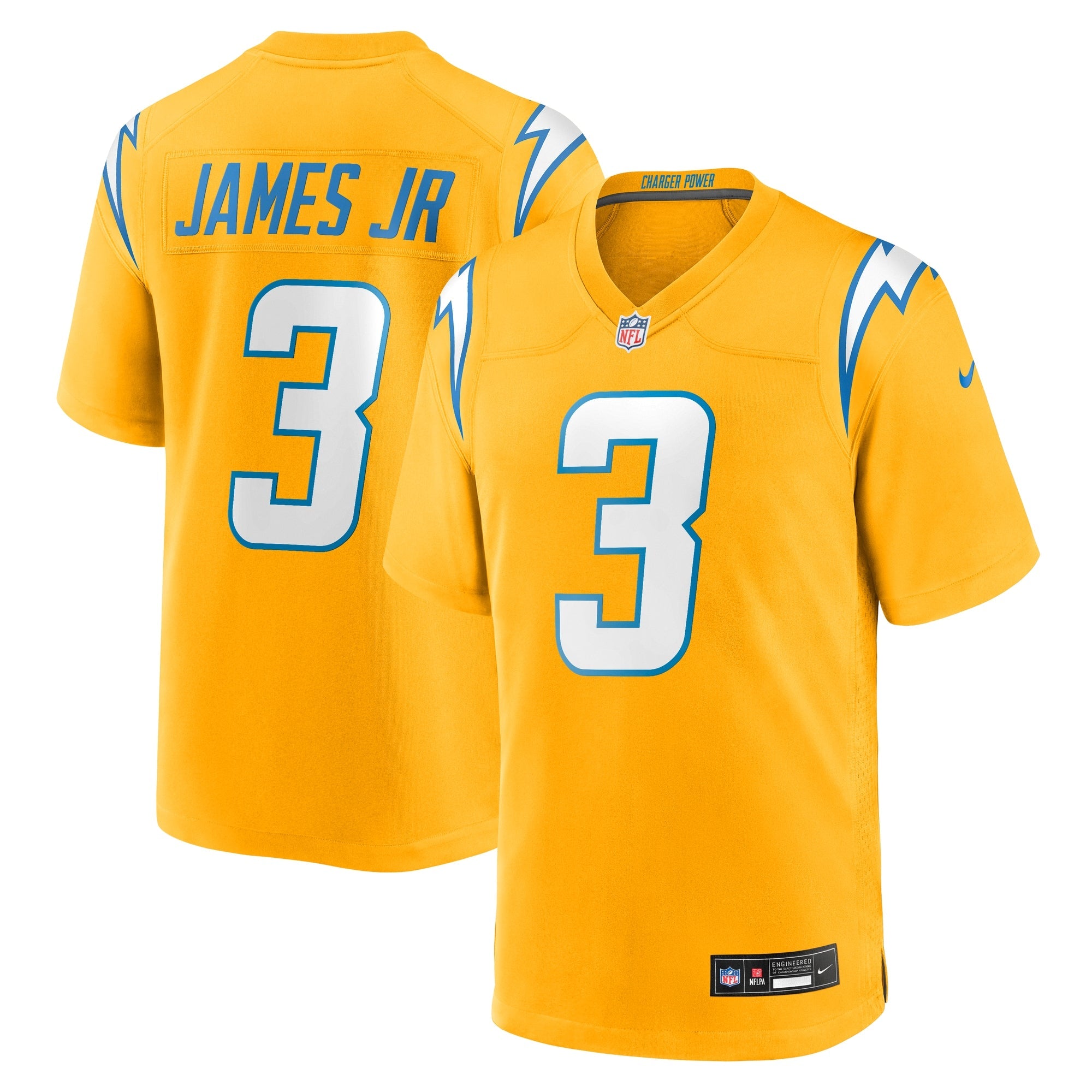 Derwin James Jr. Los Angeles Chargers Nike Alternate Super Chargers Game Jersey - Navy/Gold