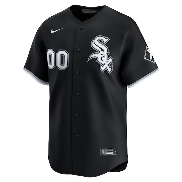Chicago White Sox Nike Alternate Limited Custom Jersey - Black/White