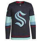 Yanni Gourde Seattle Kraken adidas Home Primegreen Authentic Pro Player Jersey - Deep Sea Blue