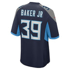 Darrell Baker Jr Tennessee Titans Nike  Game Jersey -  Navy