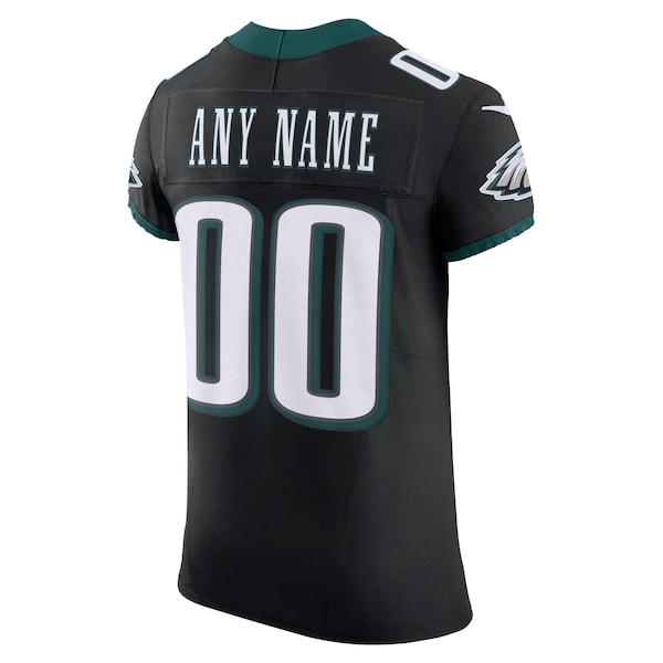 Philadelphia Eagles Nike Alternate Vapor F.U.S.E. Elite Custom Jersey - Black