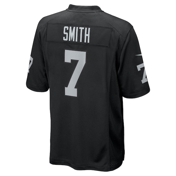 Geno Smith Las Vegas Raiders Nike Game Player Jersey - Black