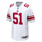 Abdul Carter New York Giants Nike First Round Pick Game Jersey - White/Red/Royal