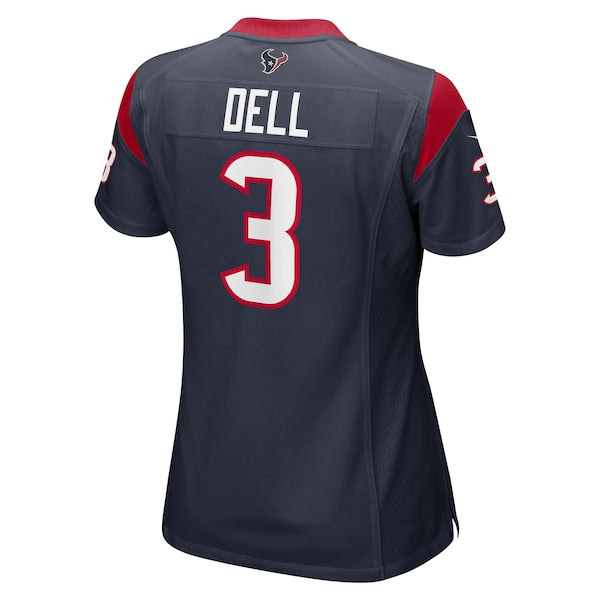Tank Dell Houston Texans Nike Women's Player Game Jersey - Navy