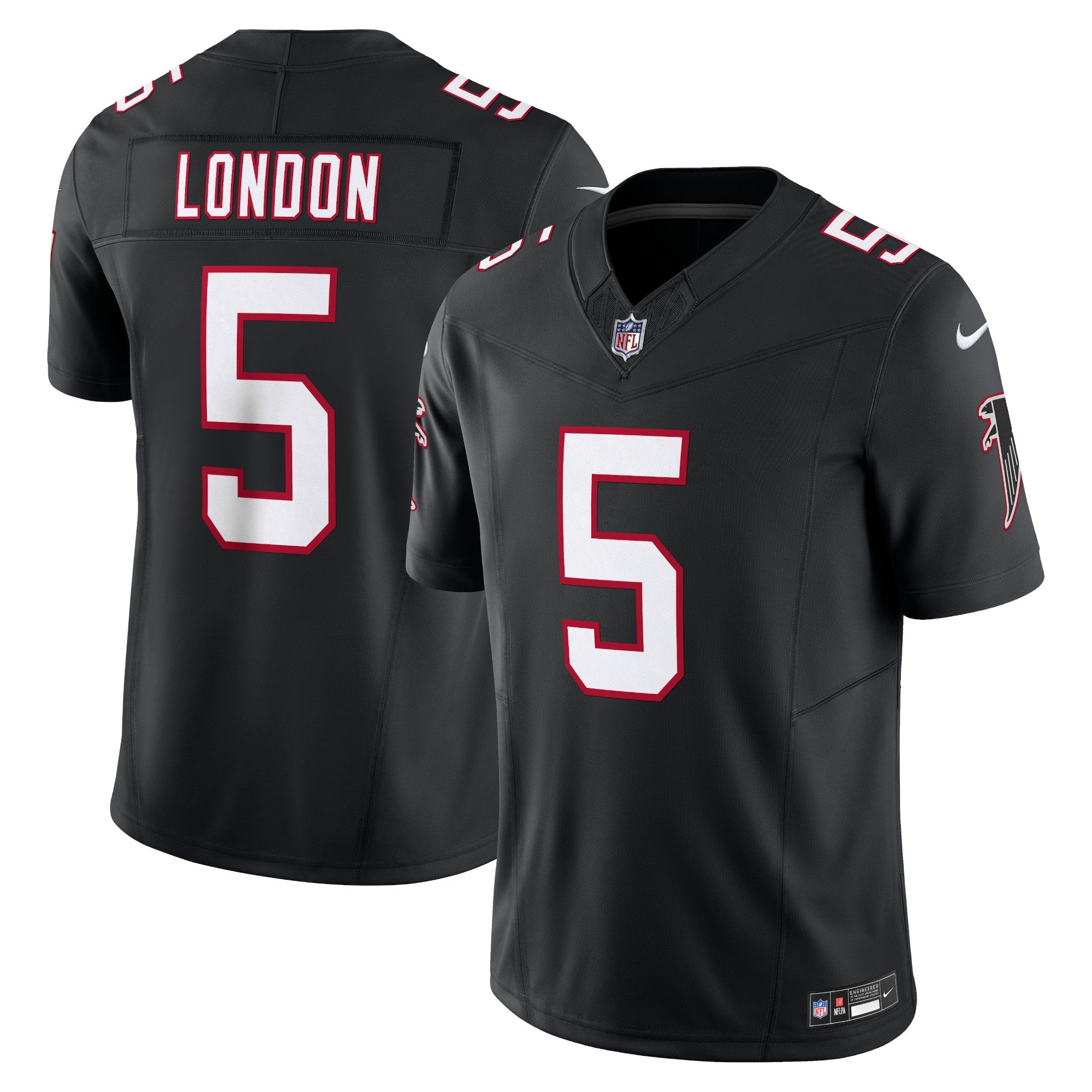 Drake London Atlanta Falcons Nike Vapor F.U.S.E. Limited Jersey - Red/Black