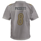 Kenny Pickett Pittsburgh Steelers Nike Youth Atmosphere Game Jersey - Gray
