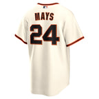 Willie Mays San Francisco Giants Cool Base Limited Jersey - Cream