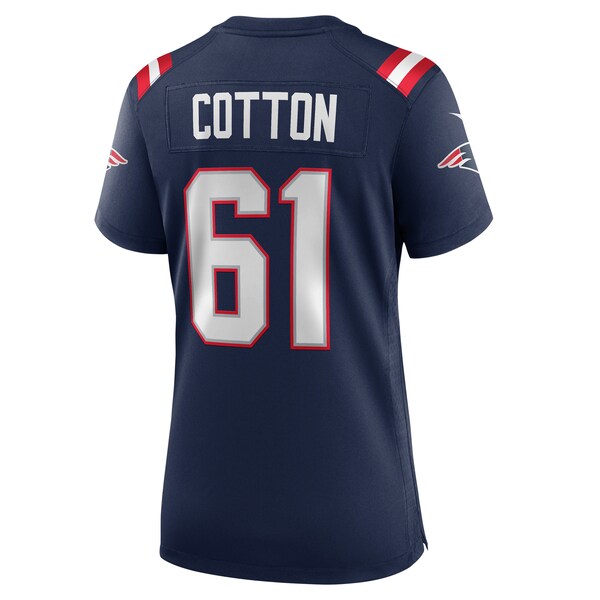 Lester Cotton Sr. New England Patriots Nike Women's Team Game Jersey -  Navy