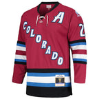 Peter Forsberg Colorado Avalanche  2001/02 Alternate Captain Blue Line Player Jersey - Maroon