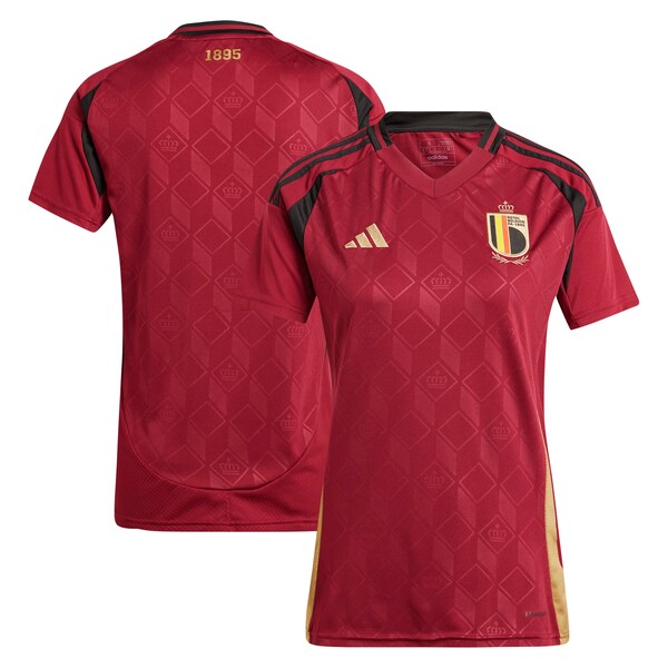 Belgium National Team adidas Women's 2024 Home Replica Jersey - Burgundy