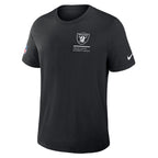 Las Vegas Raiders Nike 2025 NFL Crucial Catch Tri-Blend Dri-FIT T-Shirt - Black