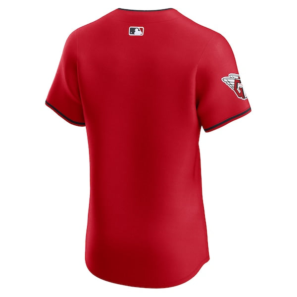 Cleveland Guardians Nike Alternate Vapor Premier Elite Patch Jersey - Red