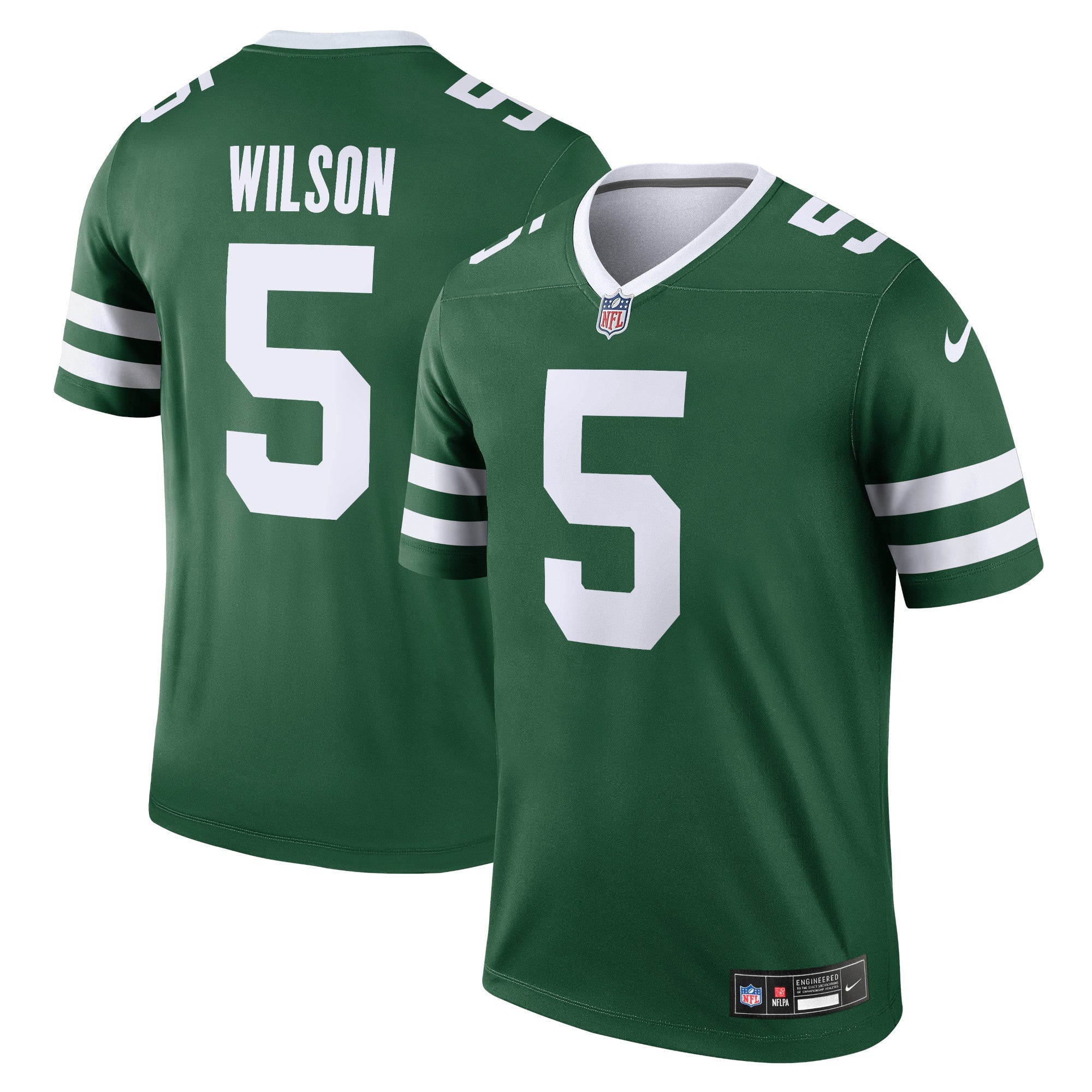 Garrett Wilson New York Jets Nike Alternate Legend Jersey  - Legacy Black