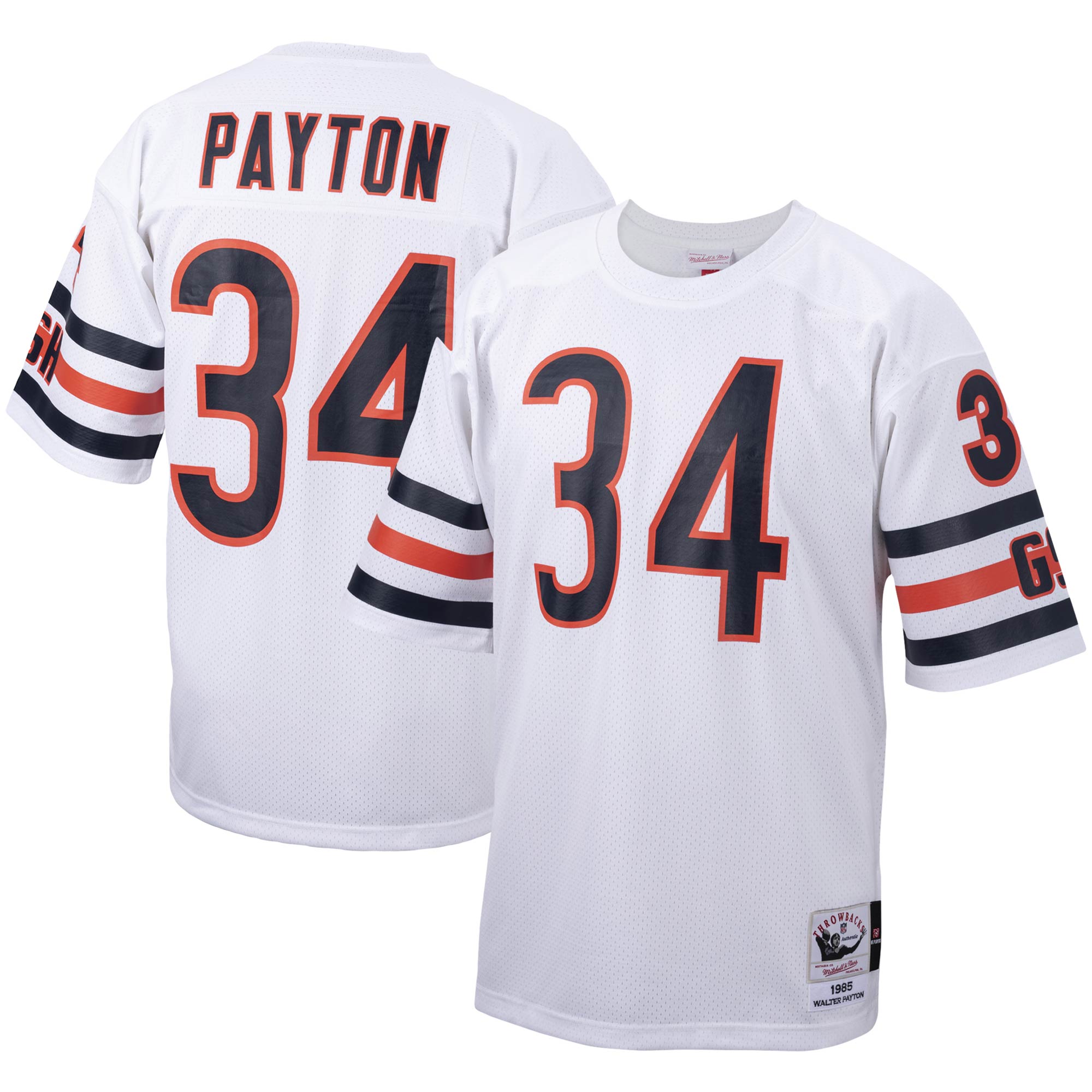 Walter Payton Chicago Bears 1983 Authentic Throwback Retired Player Jersey - Navy/White