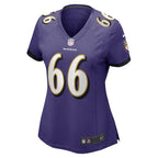 Ben Cleveland Baltimore Ravens Nike Women's Game Jersey - Purple
